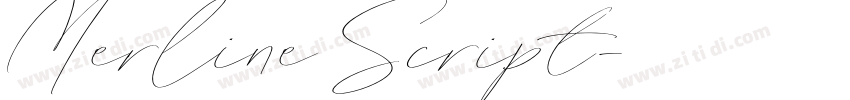 Merline Script字体转换